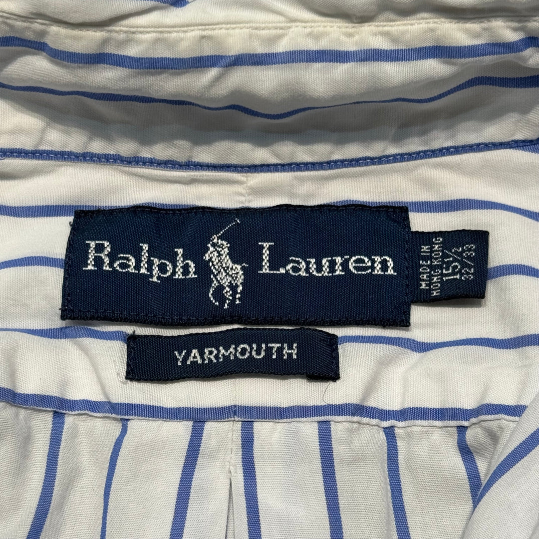 古着 POLO by Ralph Lauren/ ラルフ ローレン/ ボタンダウン長袖シャツ/ ストライプ柄/ サイズM