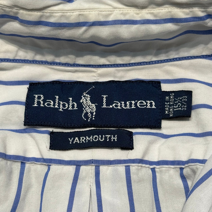 古着 POLO by Ralph Lauren/ ラルフ ローレン/ ボタンダウン長袖シャツ/ ストライプ柄/ サイズM