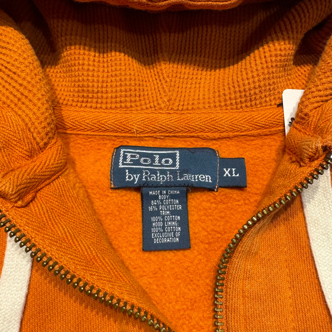 古着 POLO by Ralph Lauren/ ポロラルフローレン/ジップアップパーカー/ダブルフェイス/サイズXL