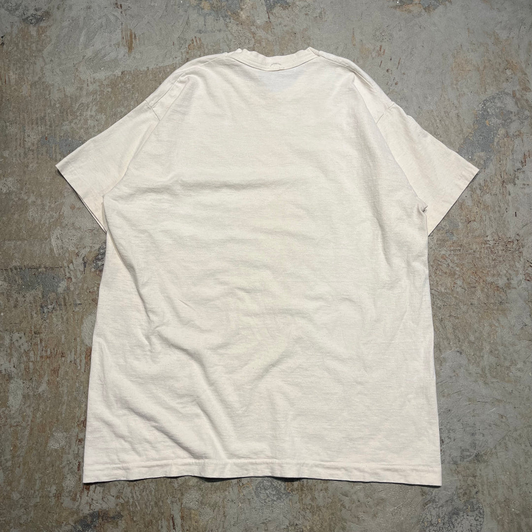 #4577 古着 95's unknow/short sleeve print t-shirt Tee/半袖プリントTシャツ/シングルステッチ/サイズXL相当