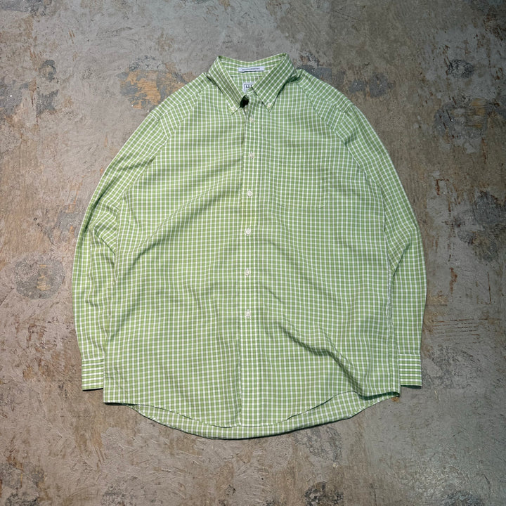 古着 L.L.Bean/ エルエルビーン/ ボタンダウン長袖シャツ/ チェック柄/ サイズM