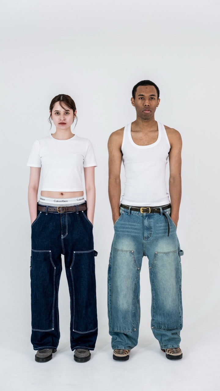 Muzine/無尽/Baggy Fit/バギーフィット/Doubleknee/ダブルニー/Denim Pants/デニムパンツ