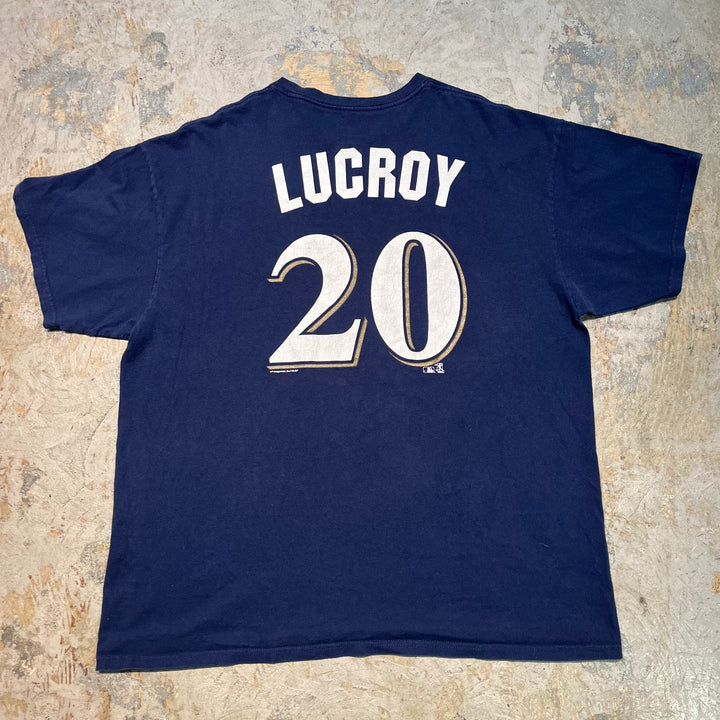 빈티지 MLB/Milwaukee Brewers/Milwaukee Brewers/Printed T-Shirt/Size 2XL