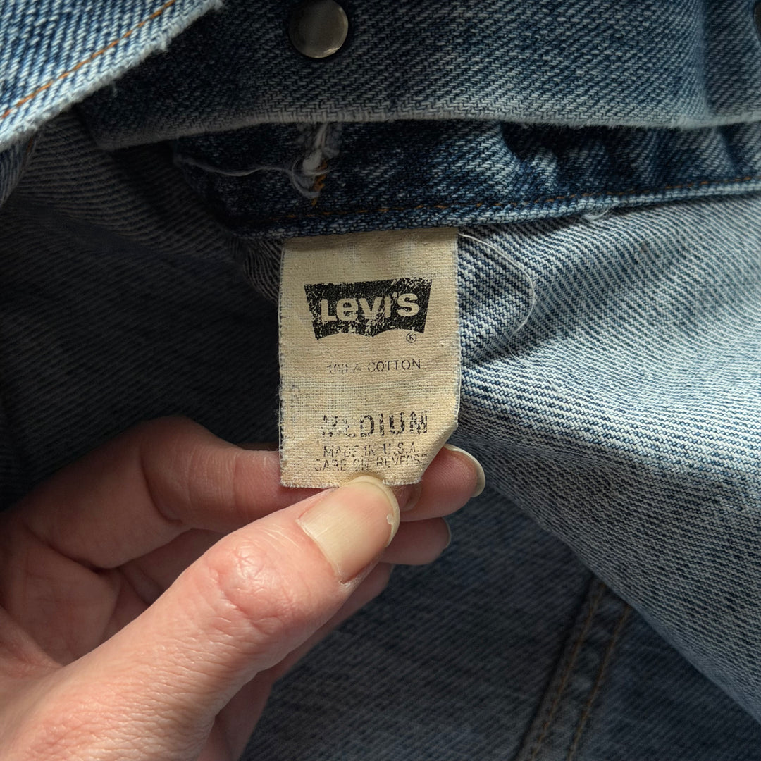 古着 USA製 90's Levi's/ リーバイス/ デニムジャケット/ Gジャン/ サイズM