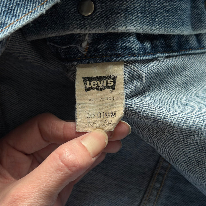 古着 USA製 90's Levi's/ リーバイス/ デニムジャケット/ Gジャン/ サイズM