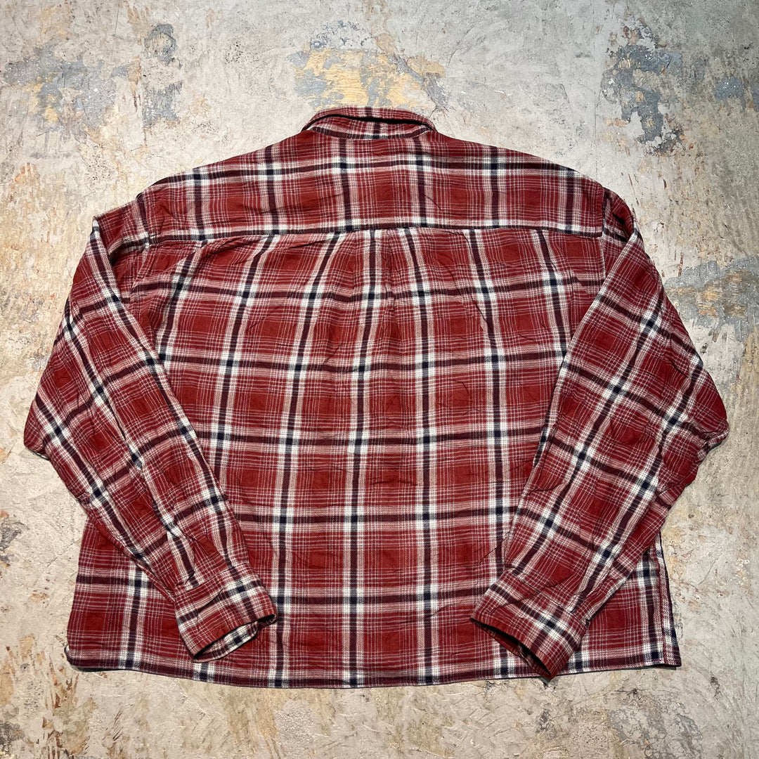 古着 DOCKERS/ドッカーズ /フランネルシャツ/長袖シャツ/ チェック柄/サイズL