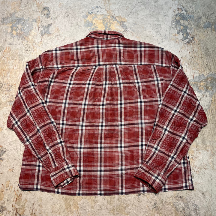 古着 DOCKERS/ドッカーズ /フランネルシャツ/長袖シャツ/ チェック柄/サイズL