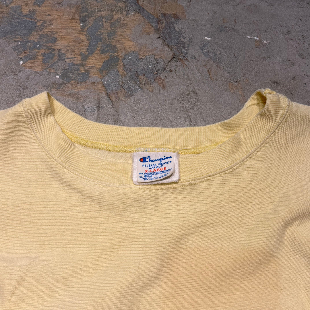 古着 USA製 80's Champion/ チャンピオン/リバースウィーブ/ クルーネックスウェット/ 目あり/サイズXL