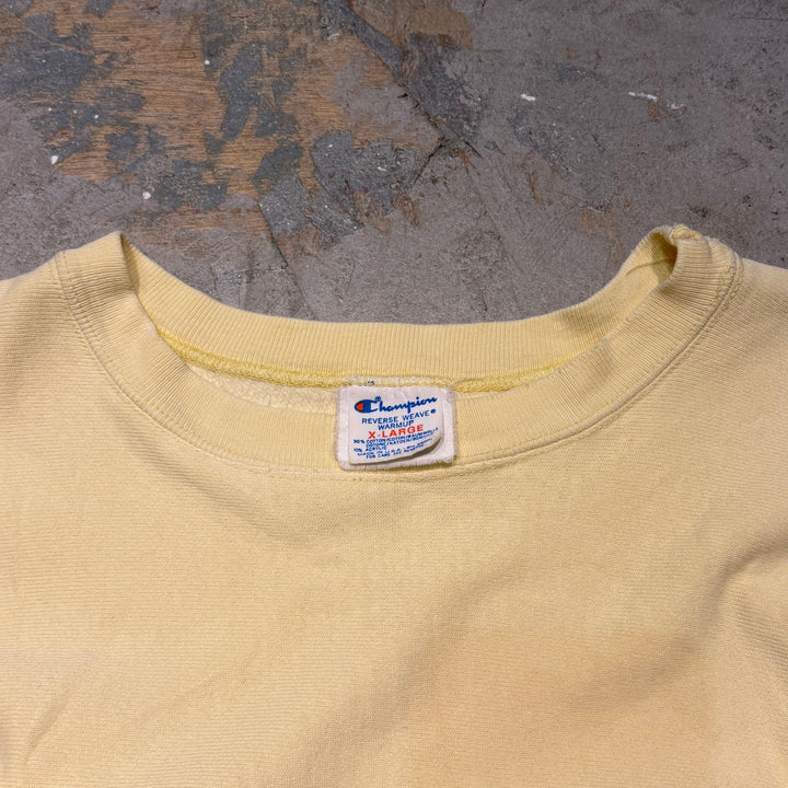 古着 USA製 80's Champion/ チャンピオン/リバースウィーブ/ クルーネックスウェット/ 目あり/サイズXL