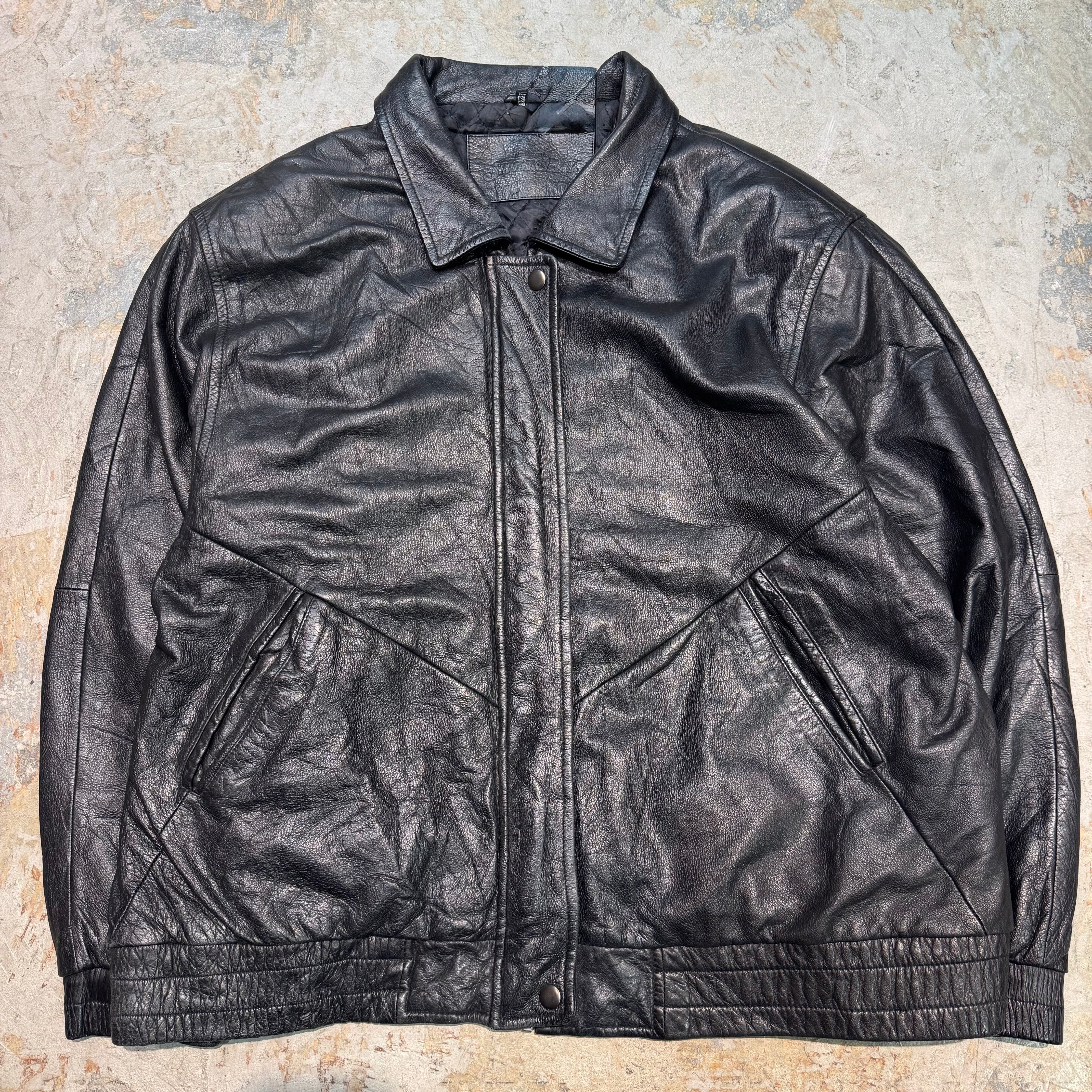 【早期売り切り】 St.John's Bay 本革　ブラックレザージャケット 2025年最新】セントジョンズベイ レザーの人気アイテム - メルカリ