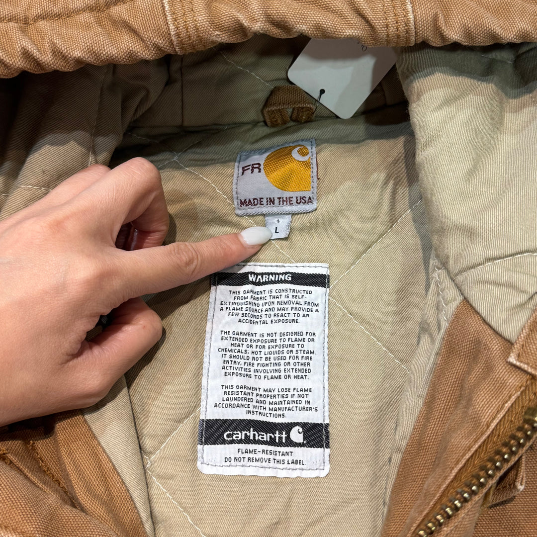 Used clothing Carhartt/ Active jacket/ Duck fabric/ Quilted lining/ Size L