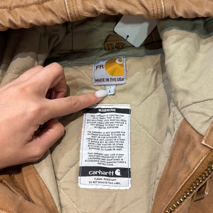 Used clothing Carhartt/ Active jacket/ Duck fabric/ Quilted lining/ Size L