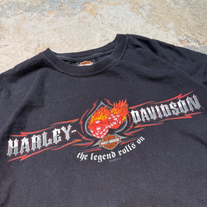 古着 USA製 Harley-Davidson/ハーレーダビッドソン/ プリントTシャツ/ サイズXL