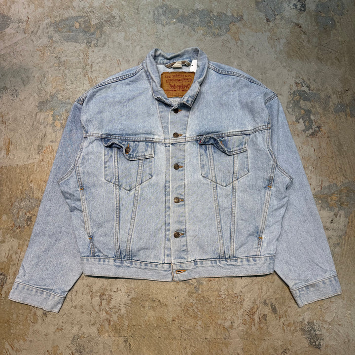 古着 90's Levi's/ リーバイス/ デニムジャケット/ Gジャン/デカタグ/サイズL