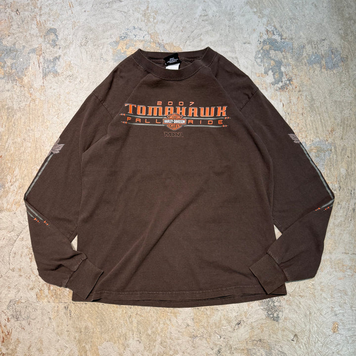古着 Harley-Davidson/ハーレーダビッドソン/ プリントロングTシャツ/ M