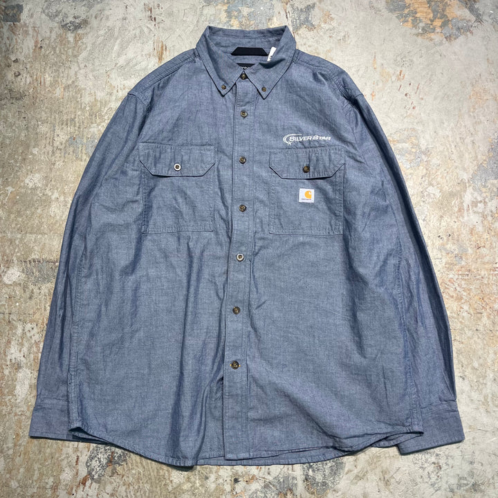 #4310 Carhartt/カーハート L/S Button Down Work Shirts/ボタンダウンワークシャツ/LOOSE FIT/サイズL