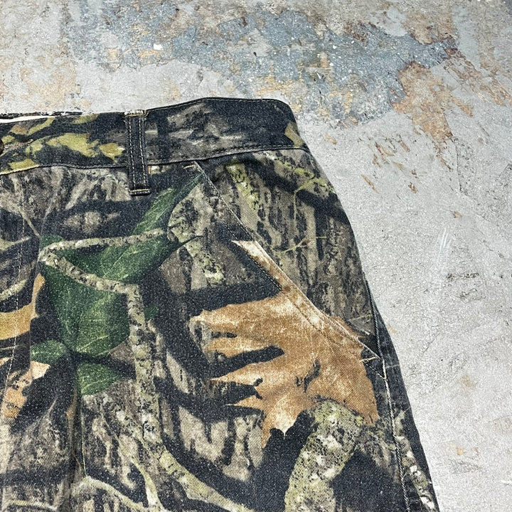 #4517 古着 MOSSY OAK/real tree work Pants/リアルツリーワークパンツ/リアルツリー柄/サイズM