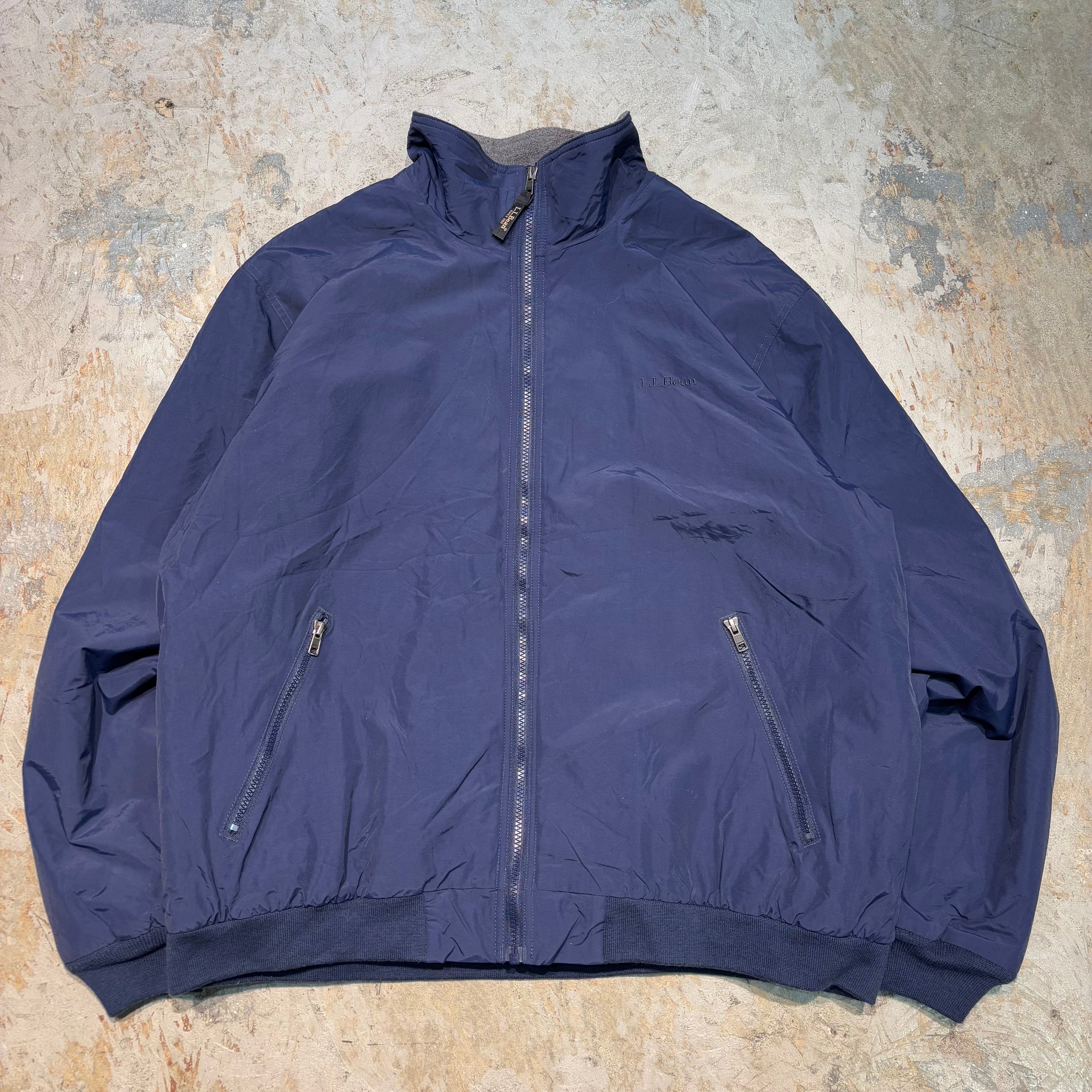 専用です❗️LLBean OLD USA製 ナイロンウォームアップ ジャケット USED 90年代のUSA製 L.L.BEAN 【LLビーン】 ウォームアップ