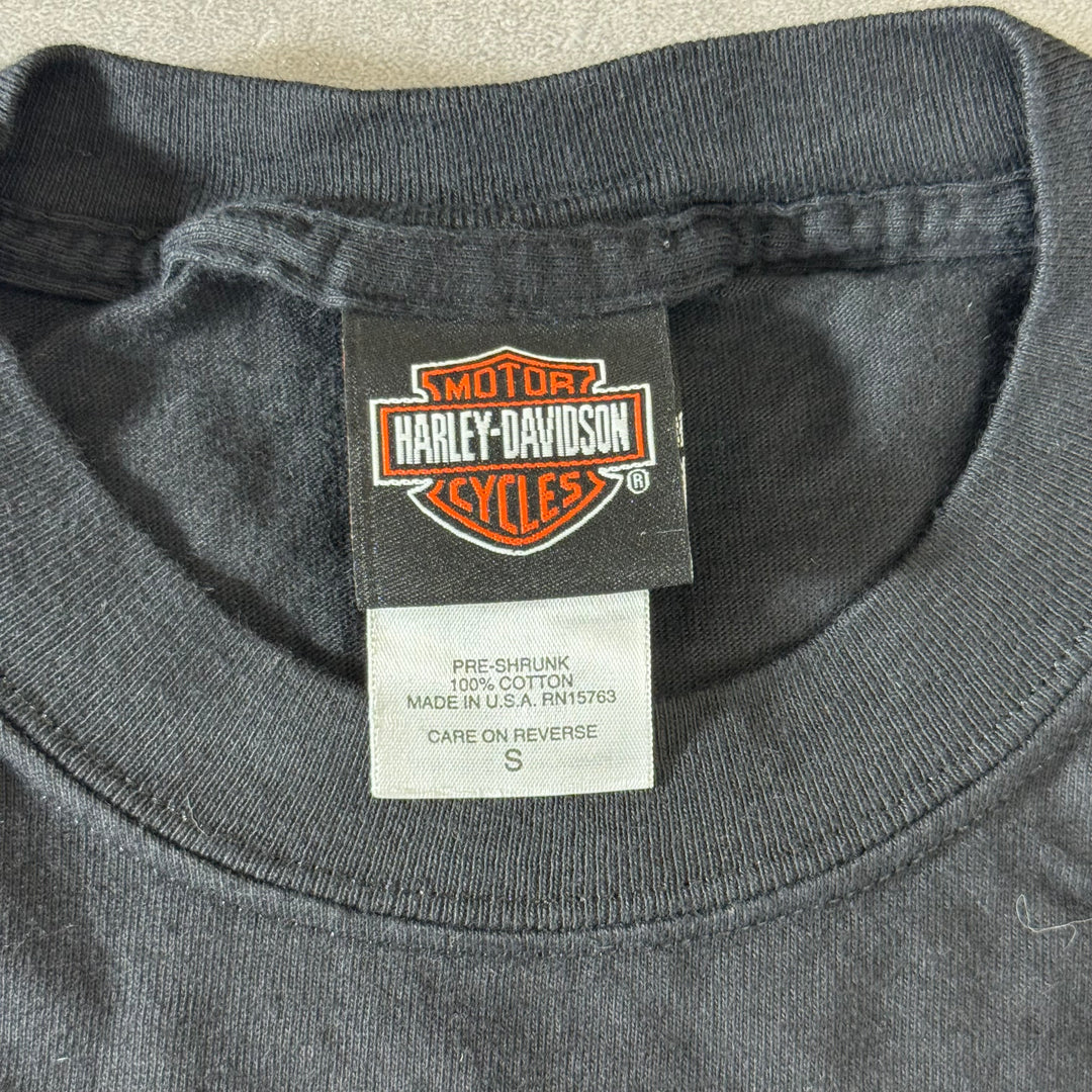 古着 USA製 Harley-Davidson ハーレーダビッドソン プリントTシャツ サイズS