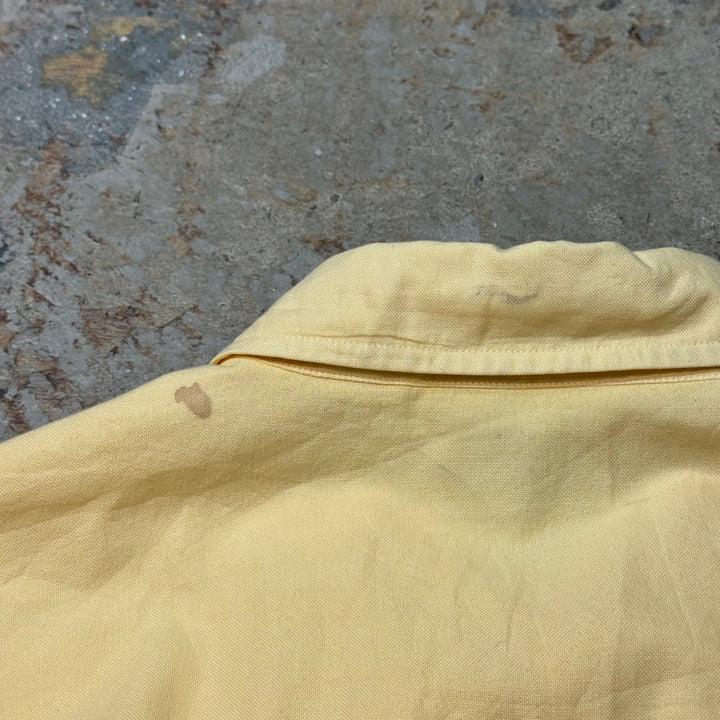 Used clothing 70's~80's L.L.Bean/ L.Bean/ Button-down short-sleeved shirt/ Size L