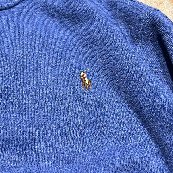 #3875 古着 POLO by Ralph Lauren/ポロバイラルフローレン/Cotton Knit Half Zip Sweaterコットンニットハーフジップセーター/ サイズXL