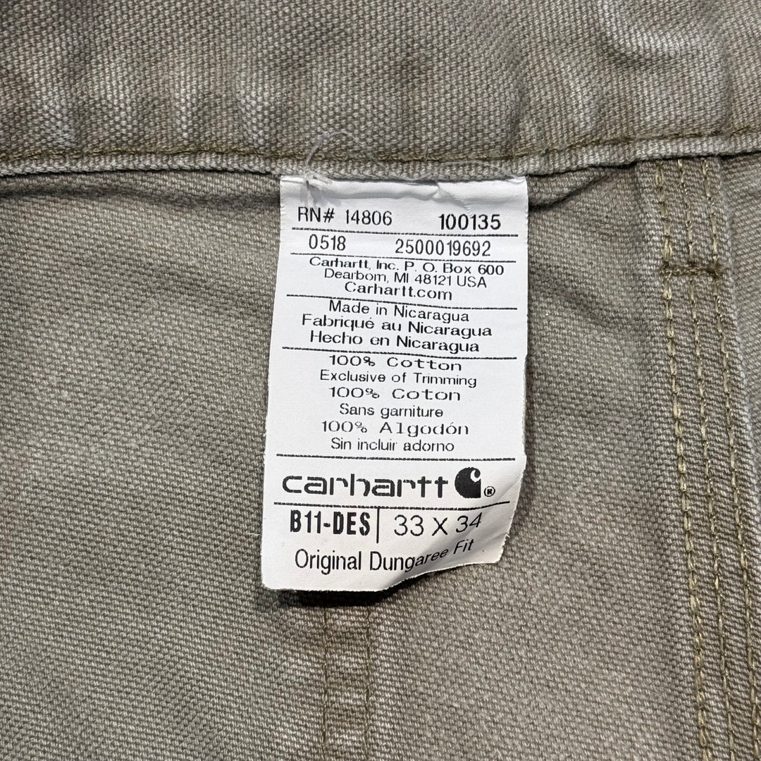 古着 Carhartt/カーハート/ダック地ペインターパンツ/実寸サイズ32×30