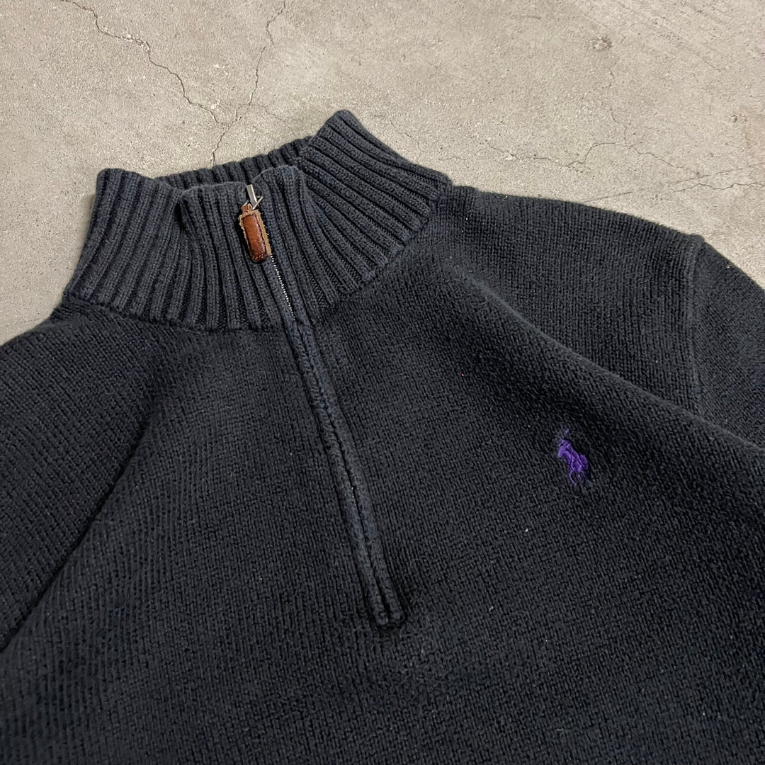 #3868 古着 POLO by Ralph Lauren/ポロバイラルフローレン/Cotton Knit Half Zip Sweaterコットンニットハーフジップセーター/ サイズS