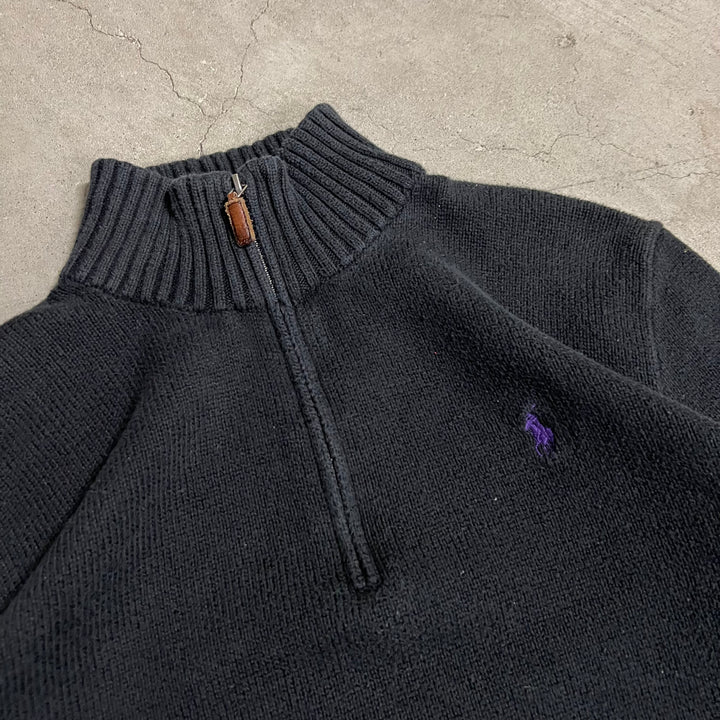 #3868 古着 POLO by Ralph Lauren/ポロバイラルフローレン/Cotton Knit Half Zip Sweaterコットンニットハーフジップセーター/ サイズS