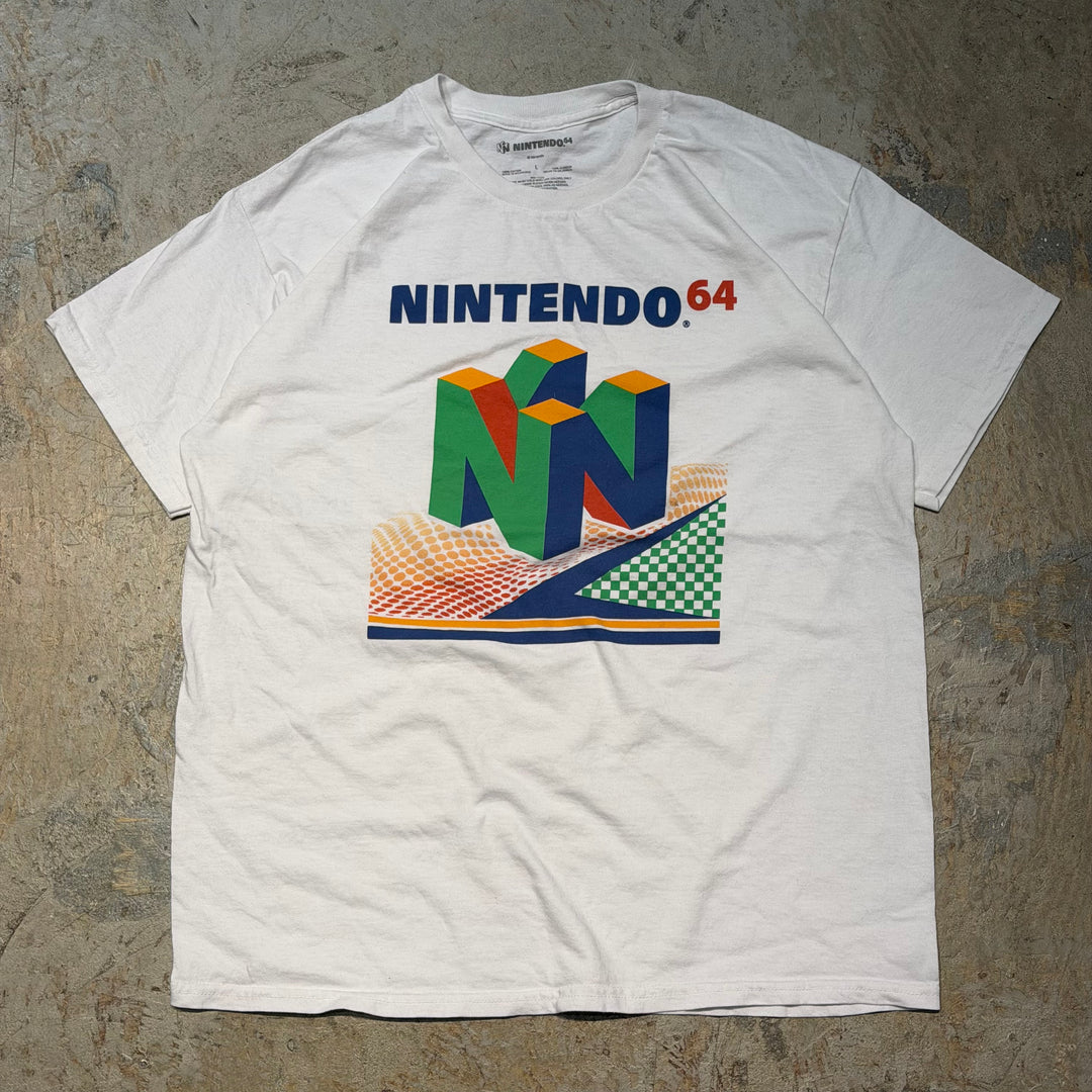 古着 NINTENDO 64/ ニンテンドー/ プリントTシャツ/サイズL