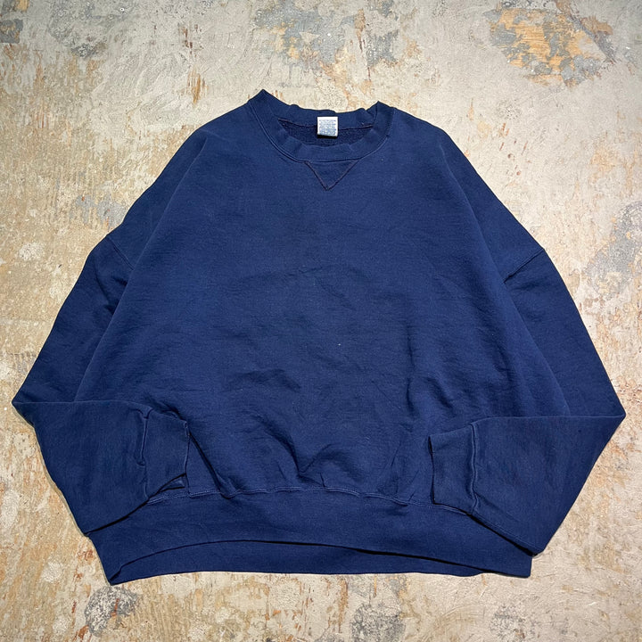 #3548 古着/Russell/ラッセル/Crewneck sweat/クルーネックスウェット/ブランクスウェット/無地/サイズ4XL