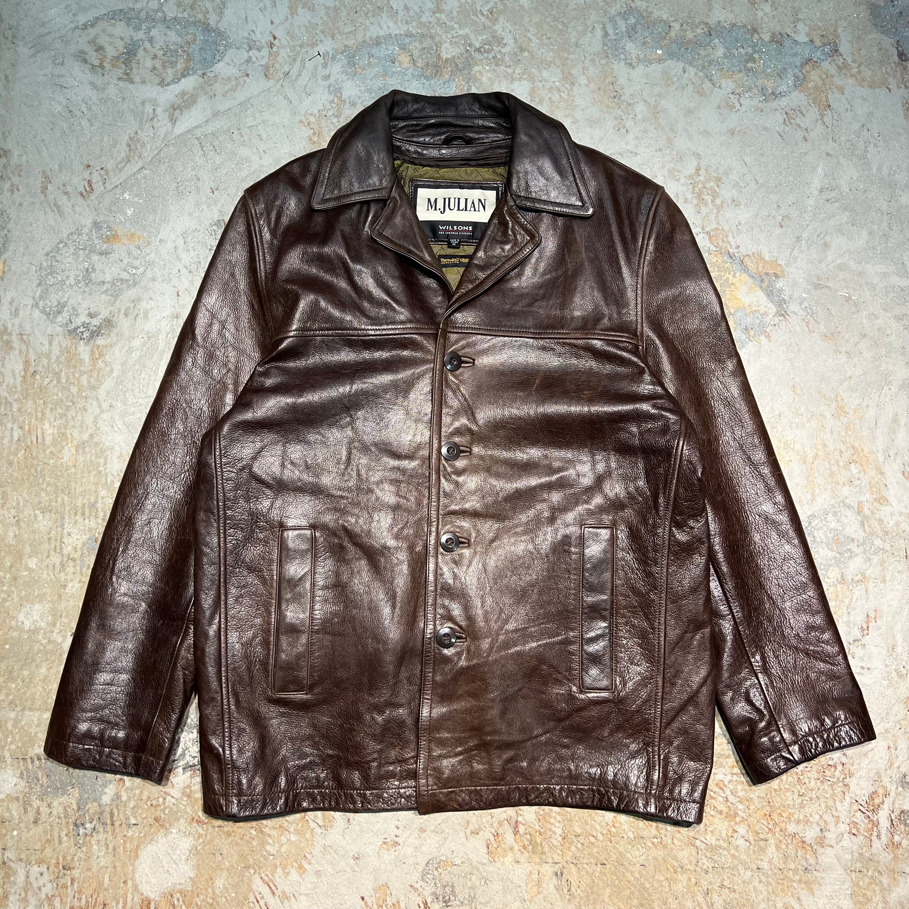 Wilsons leather deals car coat