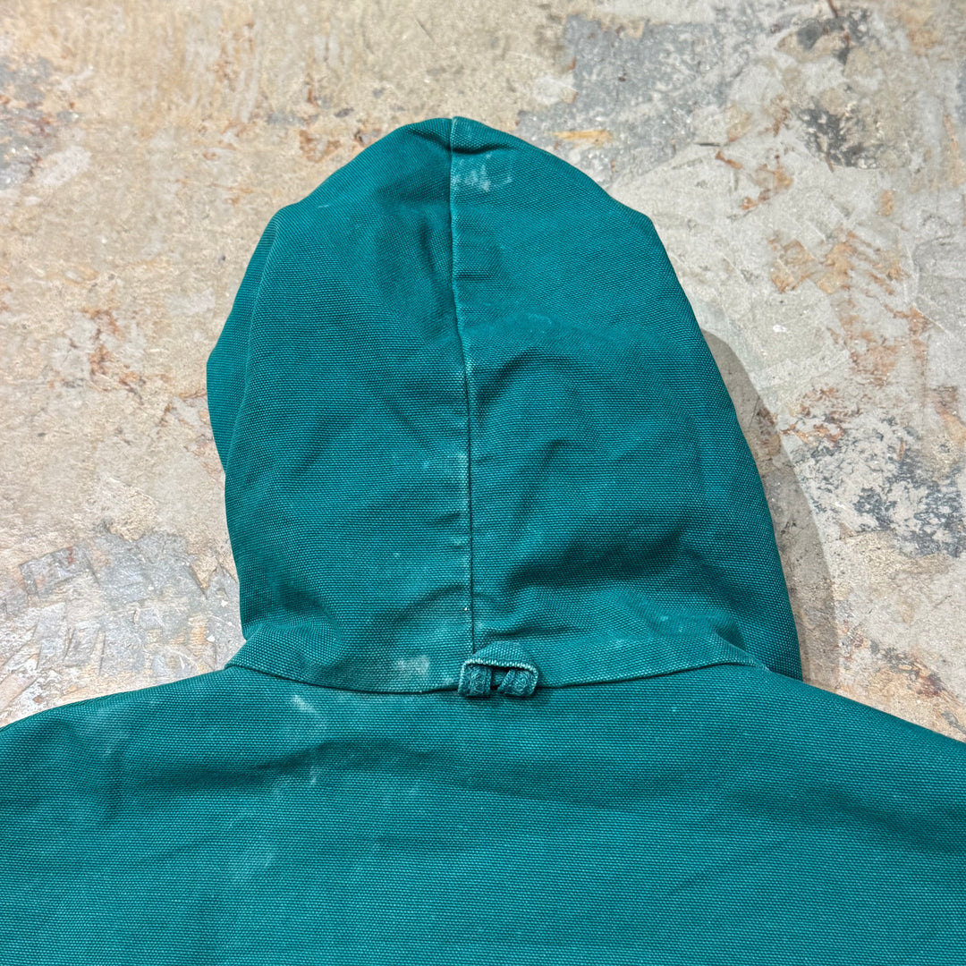 Used clothing Made in USA 80's~ Carhartt/ Carhartt/ Active jacket/ Duck fabric/ Thermal lining/ Size XL