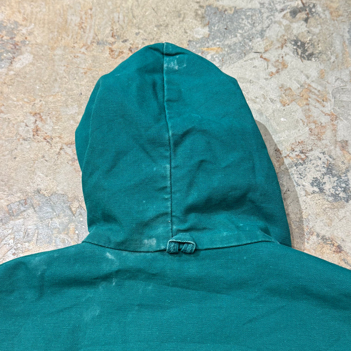 Used clothing Made in USA 80's~ Carhartt/ Carhartt/ Active jacket/ Duck fabric/ Thermal lining/ Size XL