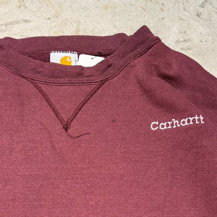 古着 Carhartt/ カーハート/クルーネックスウェット/サイズL相当