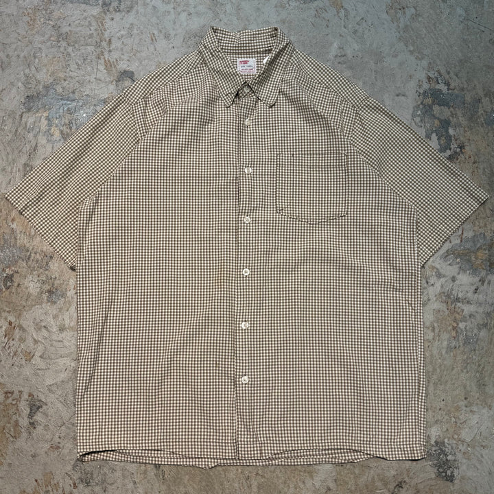 Used clothing LEVIS / Short sleeve shirt / Check pattern / Equivalent to size L