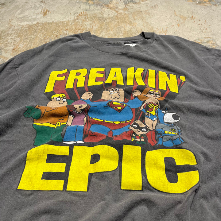 #4602 古着 ~90's Vintage / short sleeve print t-shirt Tee/半袖プリントTシャツ/FREAKIN' EPIC/サイズL-XL相当