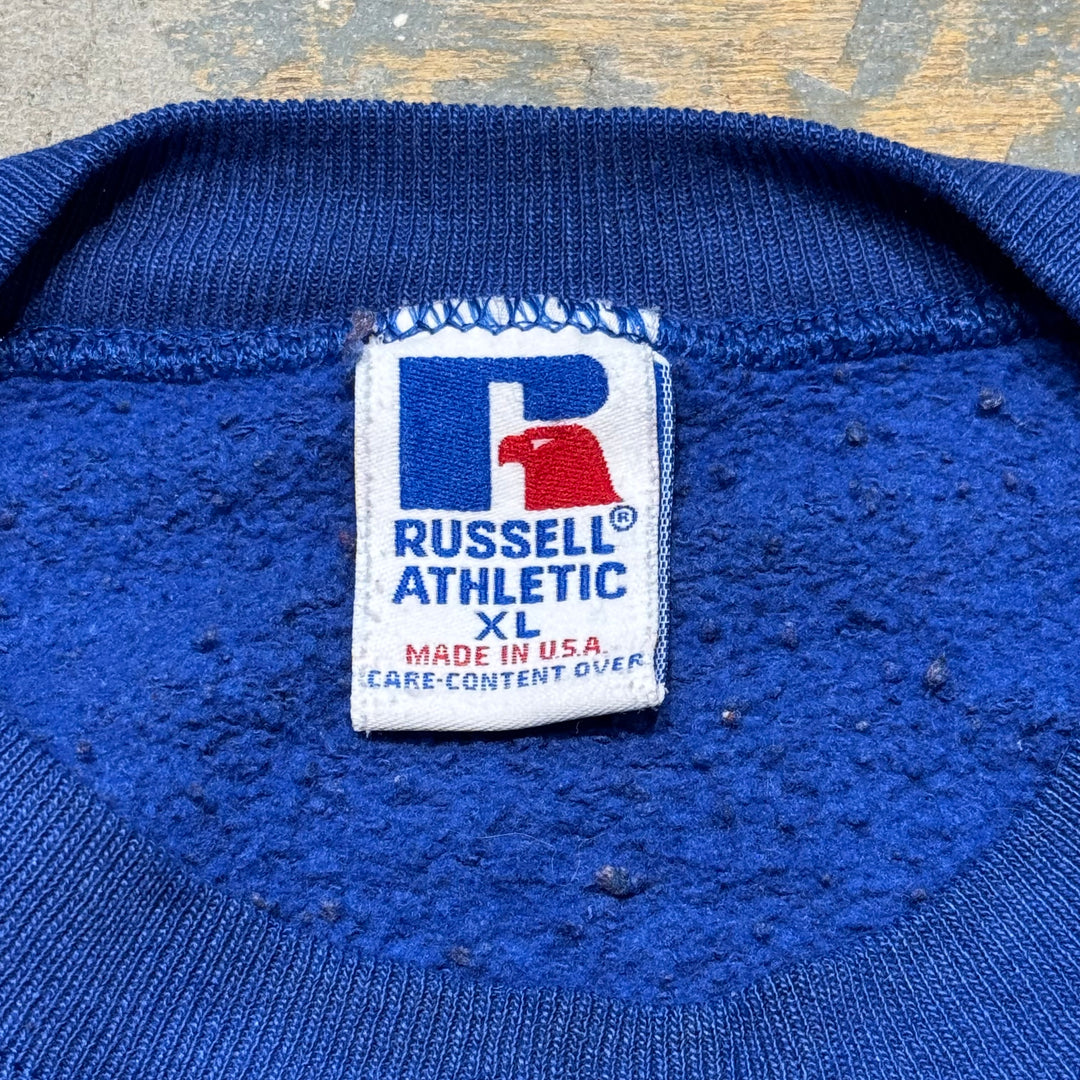 古着 90's〜USA製 RUSSELLATHLETIC/ ラッセル アスレチック/ クルーネックブランクスウェット/ サイズXL