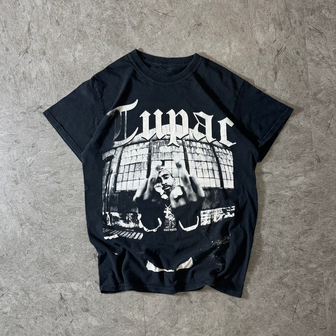 古着 2PAC/ヒップホップTシャツ/サイズS