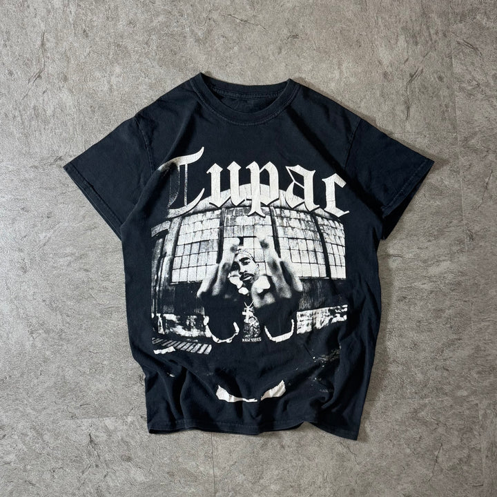 古着 2PAC/ヒップホップTシャツ/サイズS