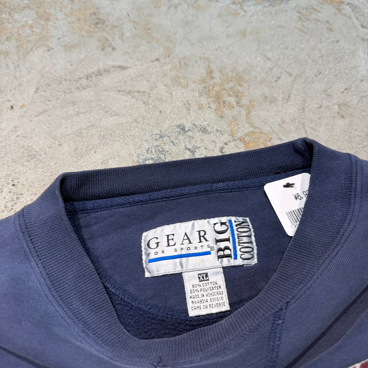 古着 GEAR FOR SPORTS/ ギア フォー スポーツ/ カレッジロゴ/ ミラーズヴィル/ クルーネックスウェット/ サイズXL