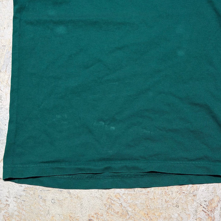古着 adidas/ アディダス/ プリントTシャツ/ トレフォイルロゴ/ 刺繍/ サイズS相当