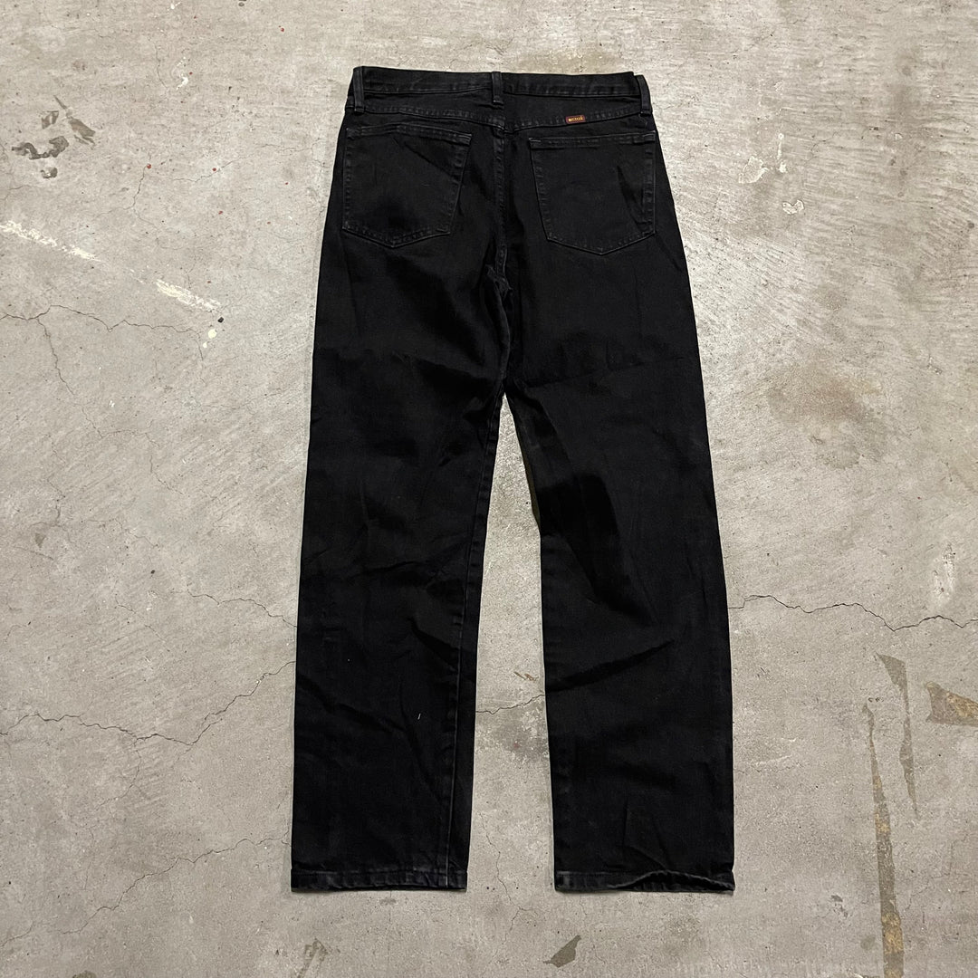 #4262 古着 RUSTLER/ラスラー/Black Denim Pants/ブラックデニムパンツ/サイズ33×32