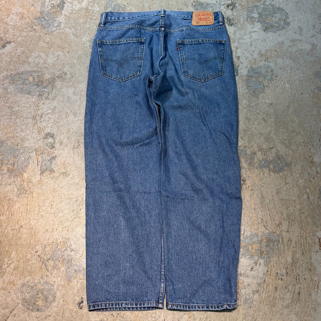二手衣服Levi's/ Levi的/牛仔褲/ 550/實際尺寸33 x 29