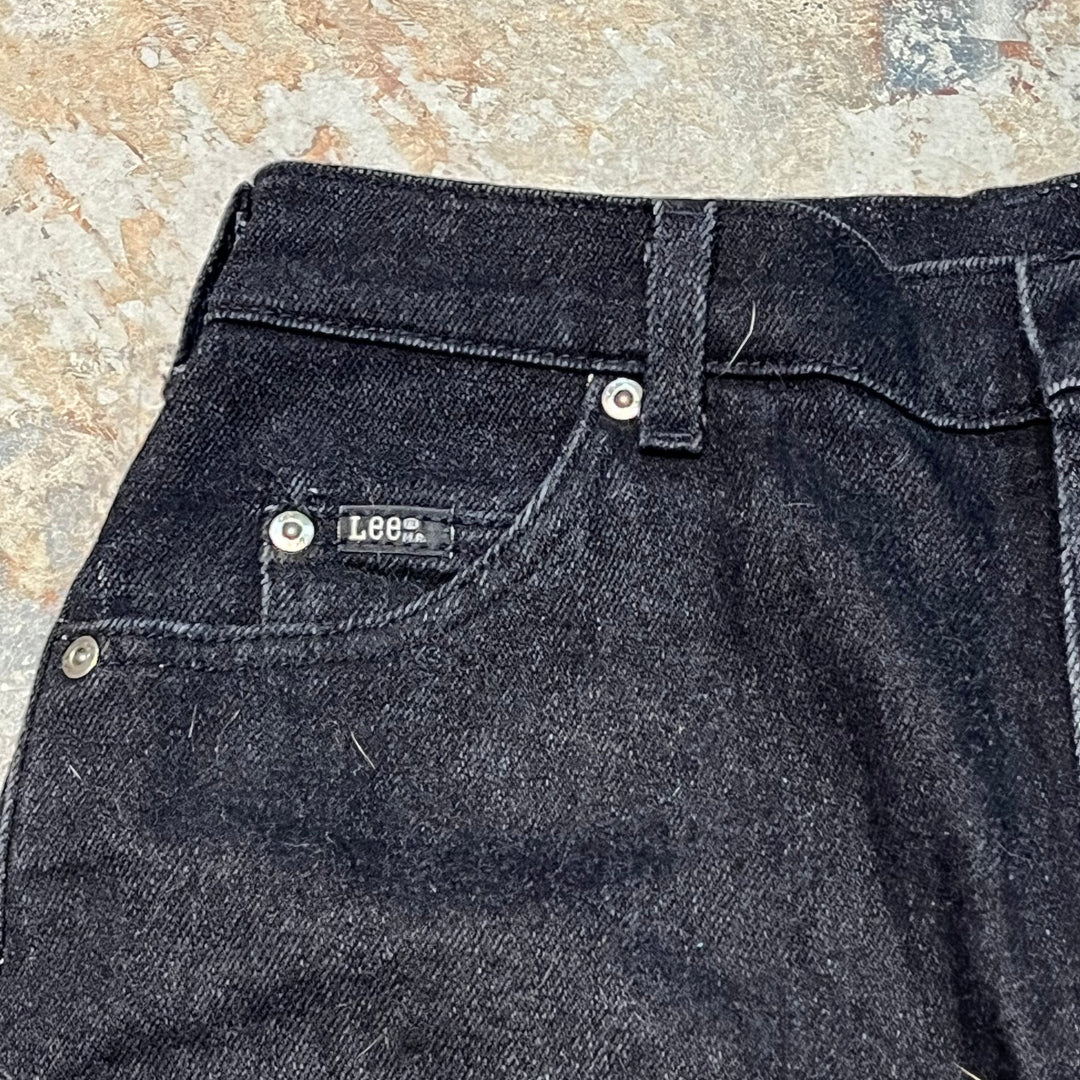 #4185 古着　Lee/リー/Black Denim Pants/ブラックデニムパンツ/サイズ14