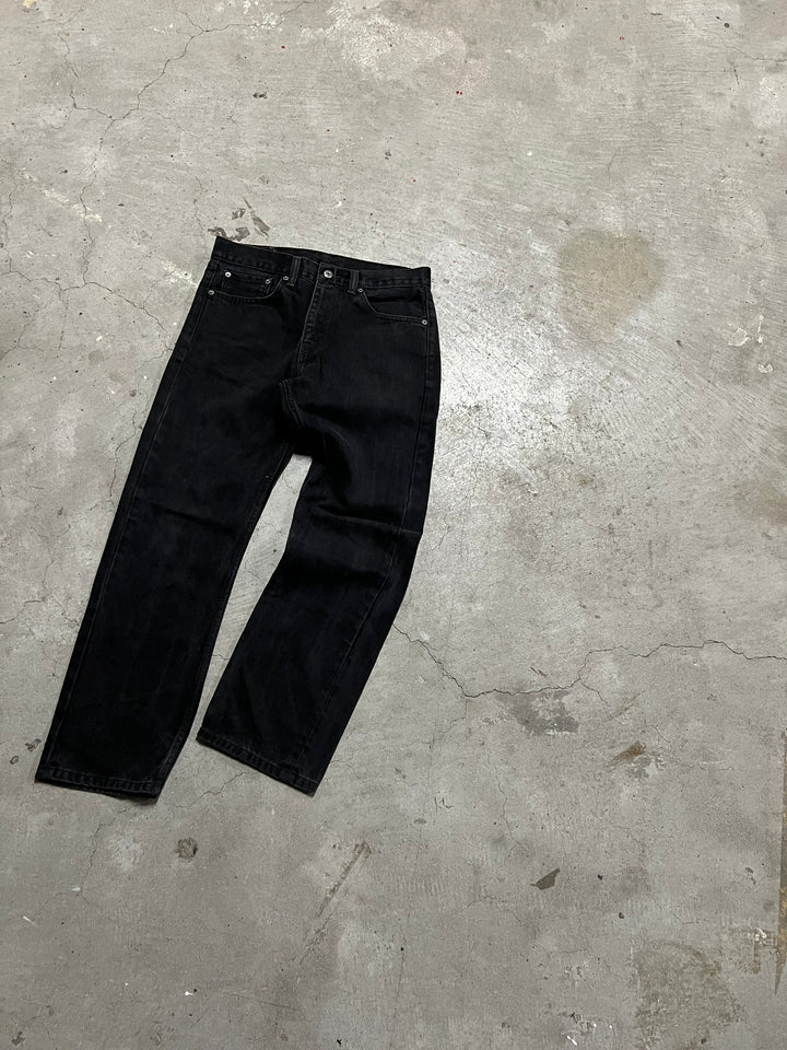 #MA14 古着 Levi's/リーバイス/Black Denim Pants/ブラックデニムパンツ/505/実寸サイズ31×29