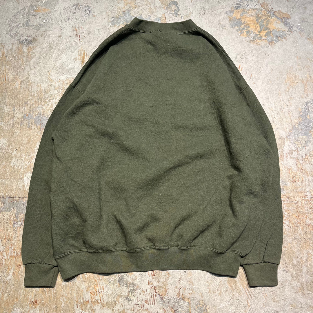 #4127 古着 Unknow/Crew Neck College Sweat/クルーネックカレッジスウェット/刺繍/MADE IN U.S.A/サイズXXL