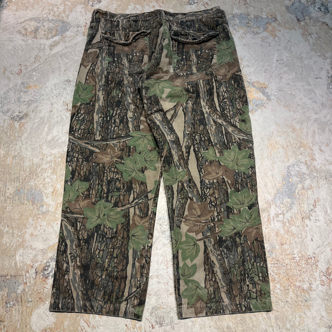 #4221 古着 Unknow/Chamois cross real tree work Pants/シャモアクロスリアルツリーワークパンツ/リアルツリー柄/サイズ W38