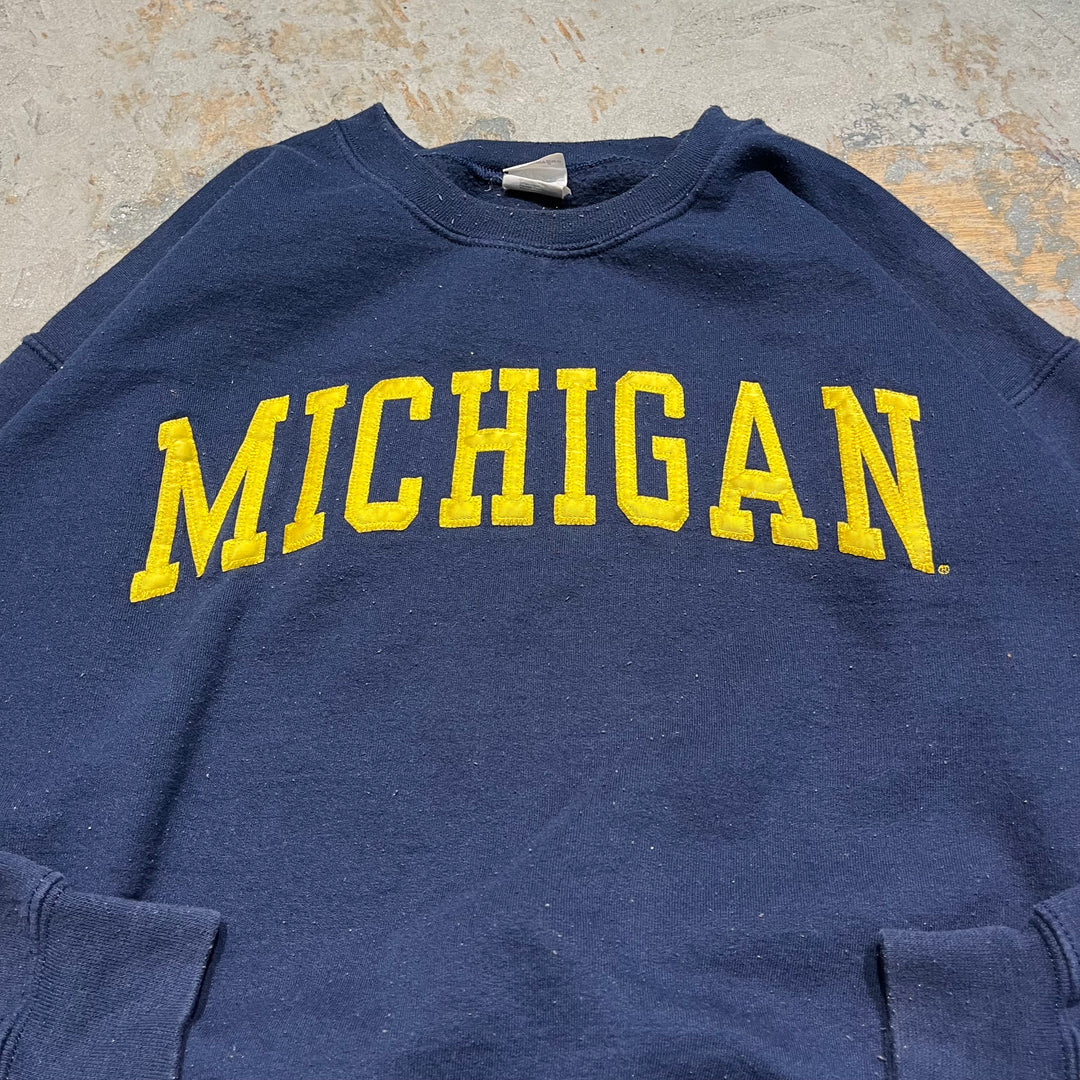 #3939 古着 GILDAN/ギルダン/Crew neck sweat/クルーネックスウェット/MICHIGAN/サイズ L