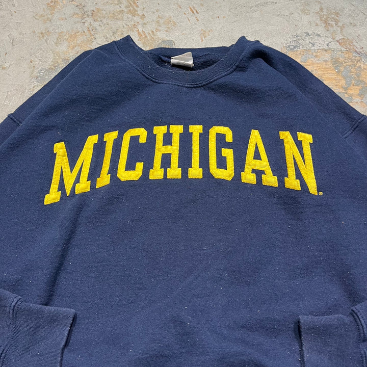 #3939 古着 GILDAN/ギルダン/Crew neck sweat/クルーネックスウェット/MICHIGAN/サイズ L