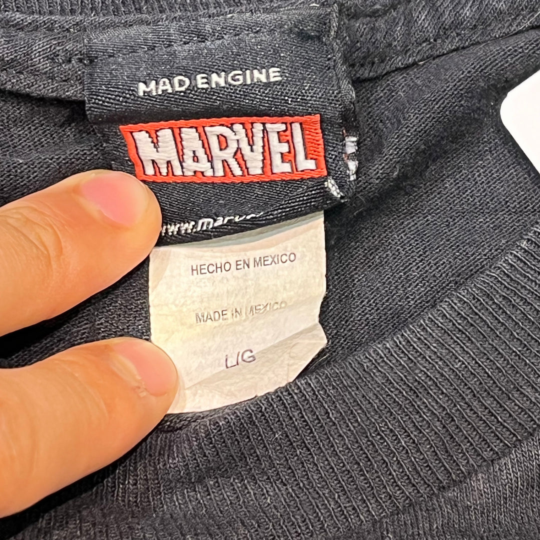 旧衣服MARVEL/奇迹/PUNISHER/垫圈/印花T恤/尺码L